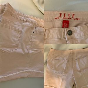 ELLE Pink Jean Shorts Sz 10